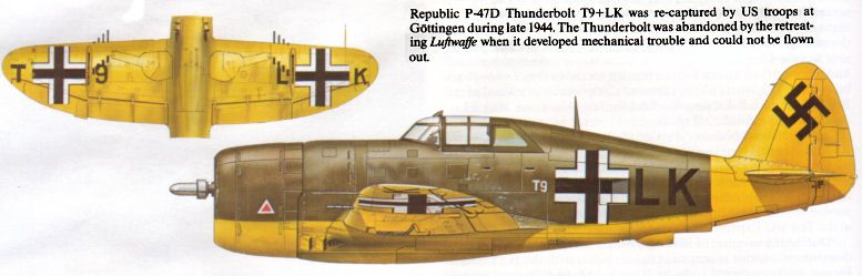 P47D Thunderbolt T9+LK Recaptured By US Troops