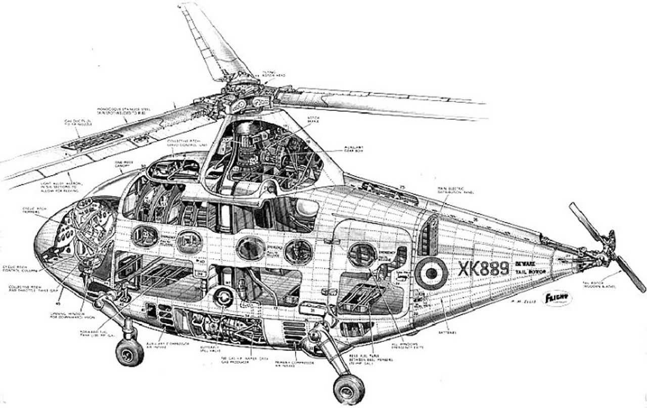 Percival_P74_Cutaway