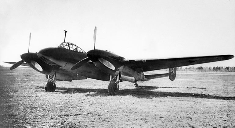 Petlyakov Pe-2I, the 1st prototype, 1944