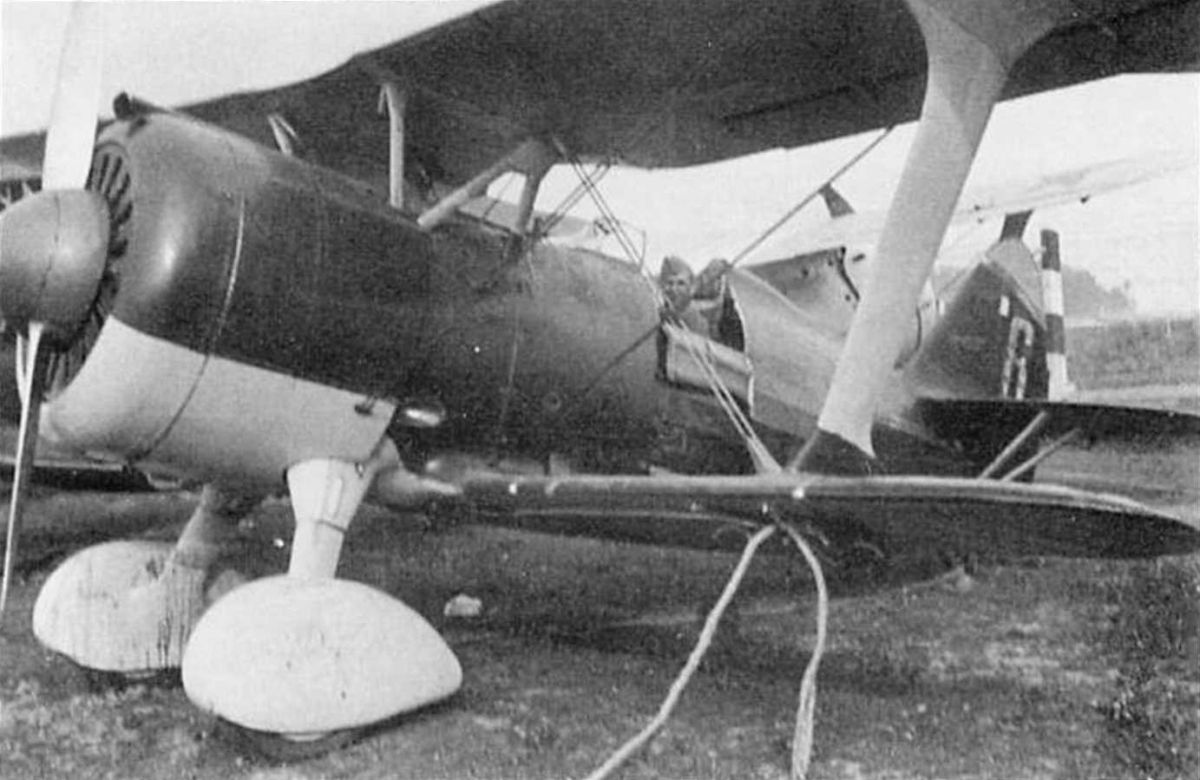Polikarpov I-15bis "White 6" of the 42th IAP, captured 1941
