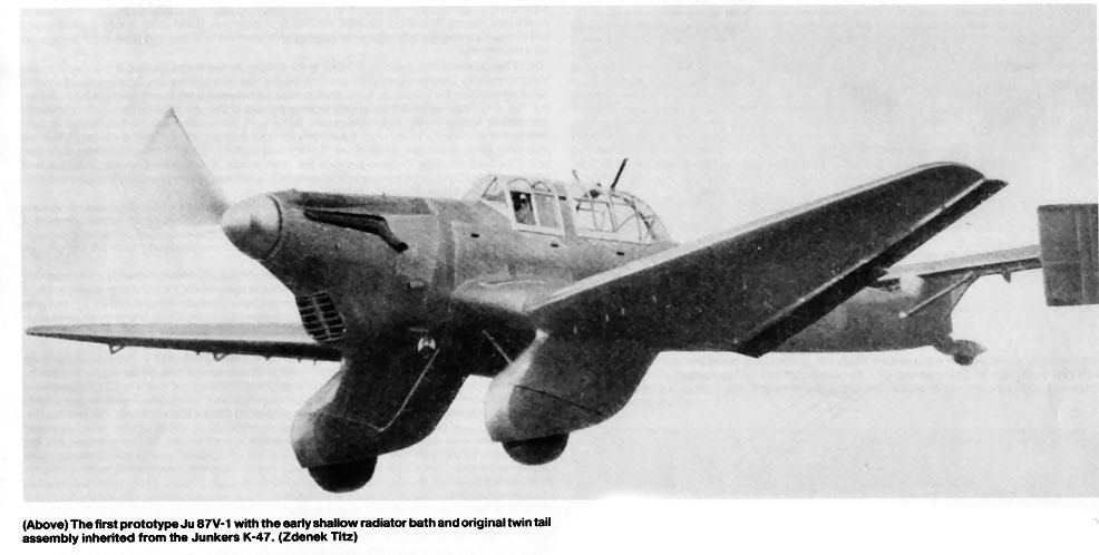 Prototype Stuka JU87V-1
