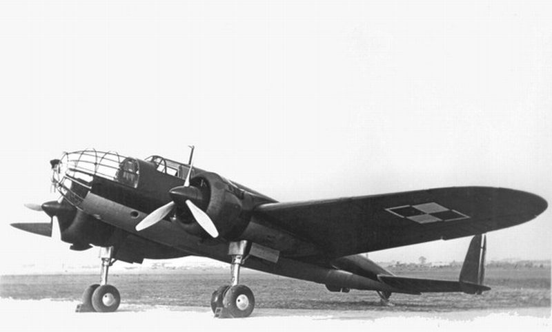 PZL 37B Łoś, Okęcie airfield, 1938