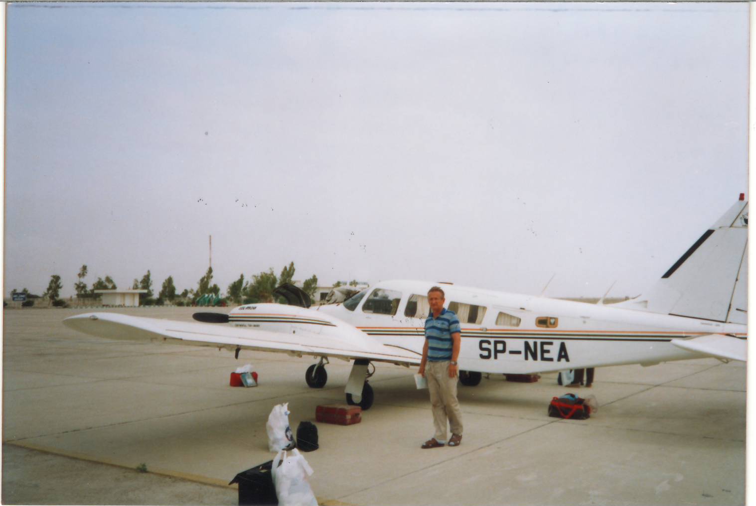 PZL M-20 Mewa- flight from Poland to India in 1989.