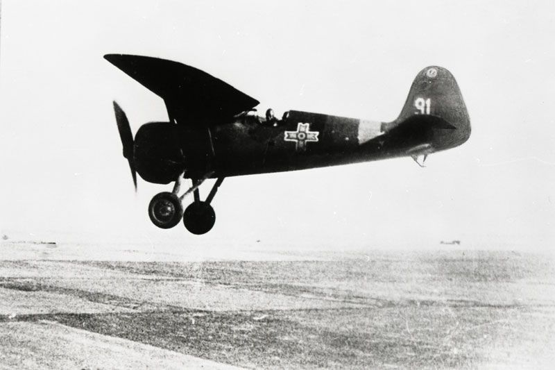 PZL P-11F no. 91,  Romanian AF