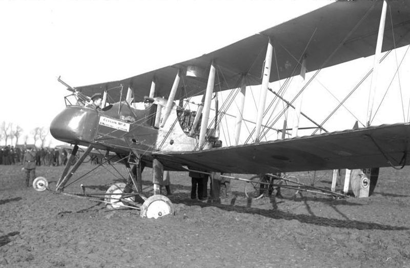 RAF F.E.2b No.6338 , captured 1916