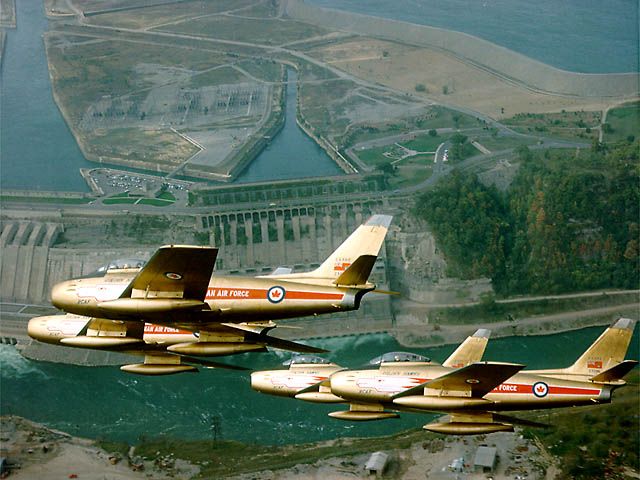 RCAF Goldenhawks F-86 Sabres