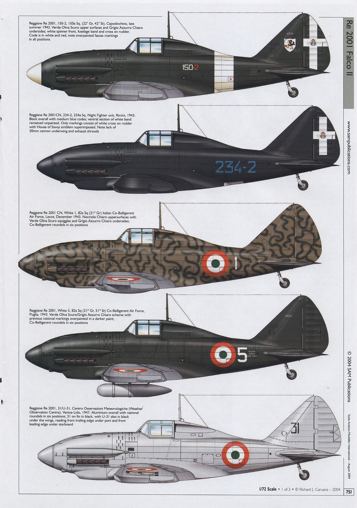 Reggiane Re.2001 | Aircraft of World War II - WW2Aircraft.net Forums