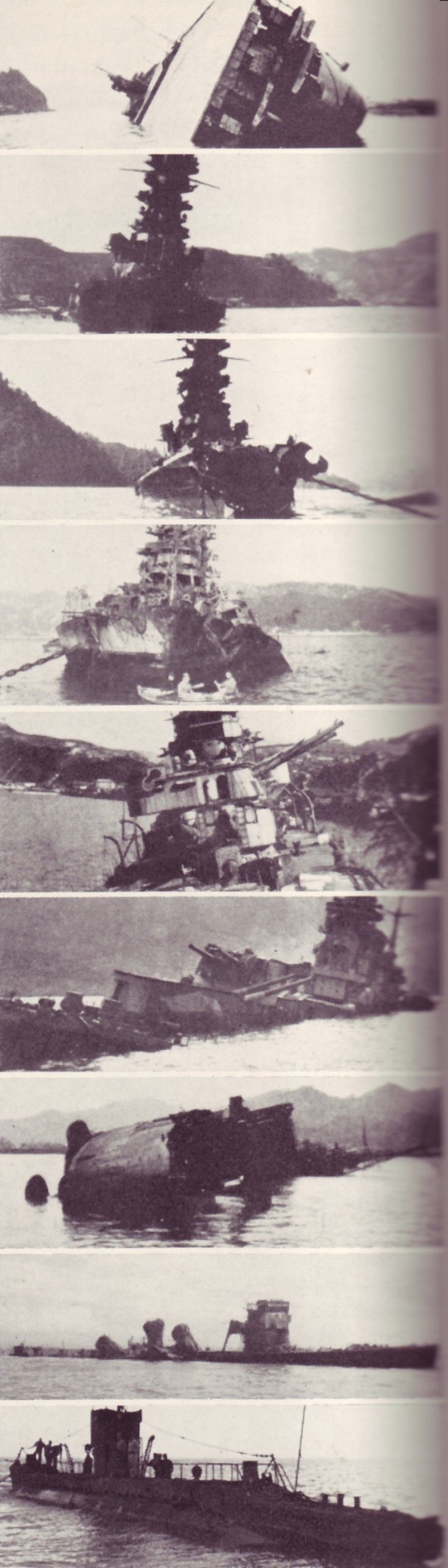 Remnants of the Imperial Japanese fleet