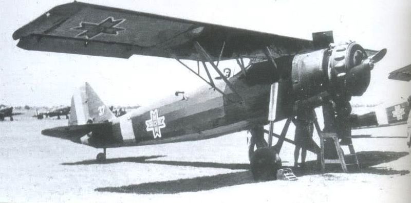 RWD-14 Czapla, Romanian AF