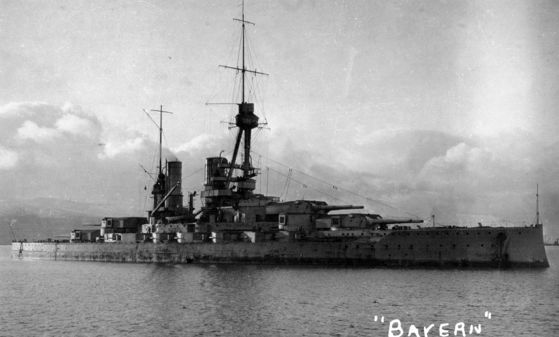 S.M.S Bayern, the German Bayern-class dreadnought battleship