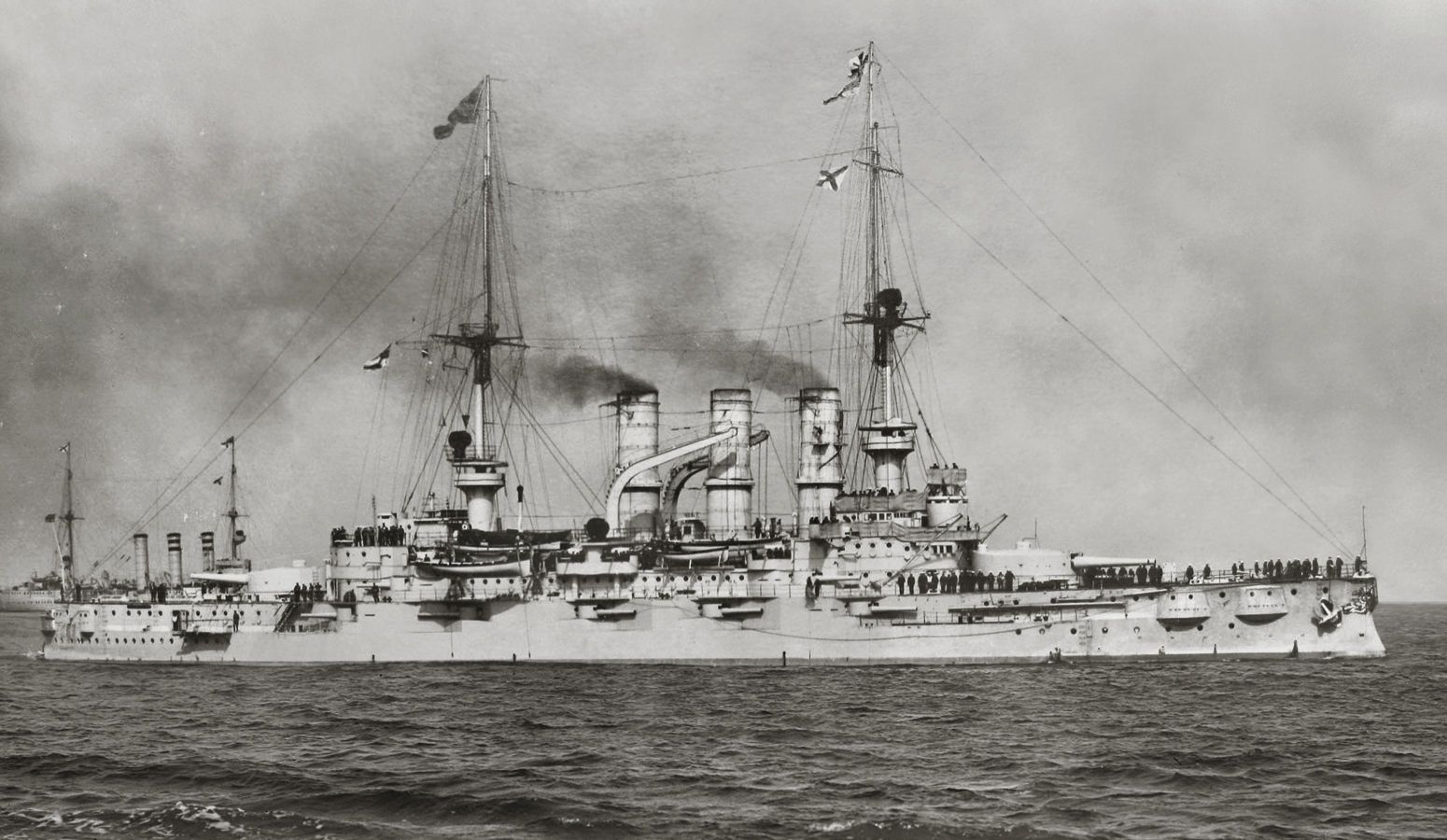 S.M.S Deutschland, the Deutschland-class pre-dreadnought German battleship