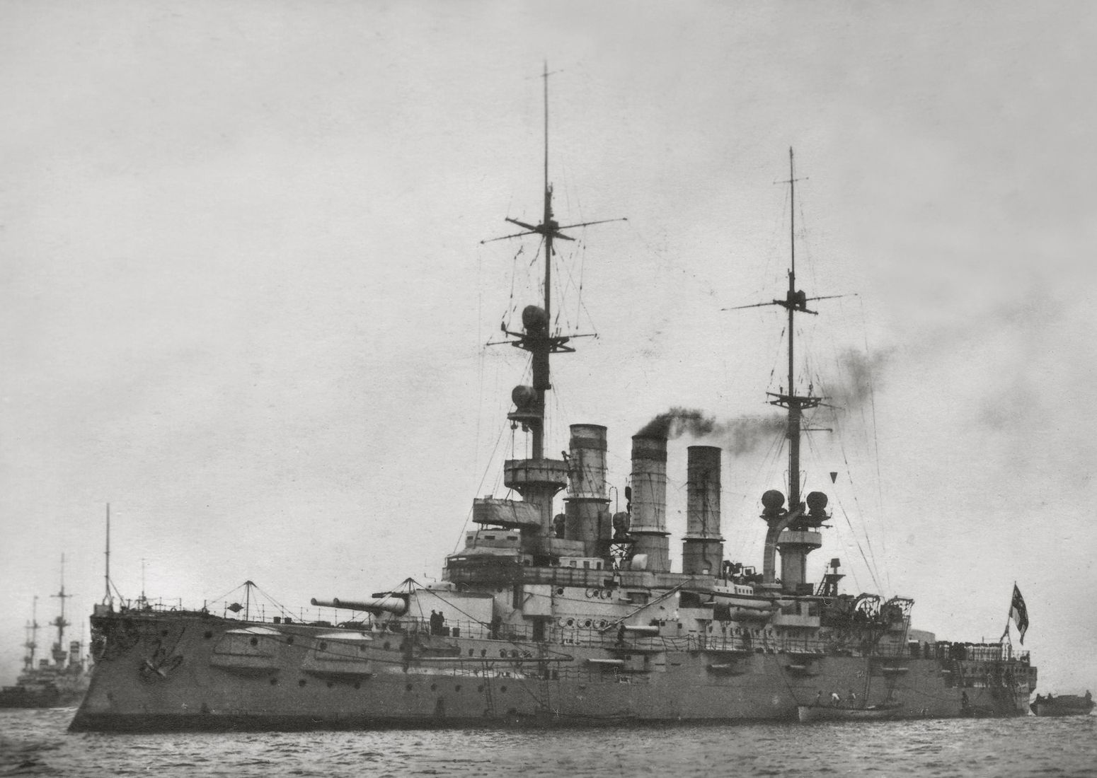 S.M.S Pommern, the Deutschland-class pre-dreadnought German battleship