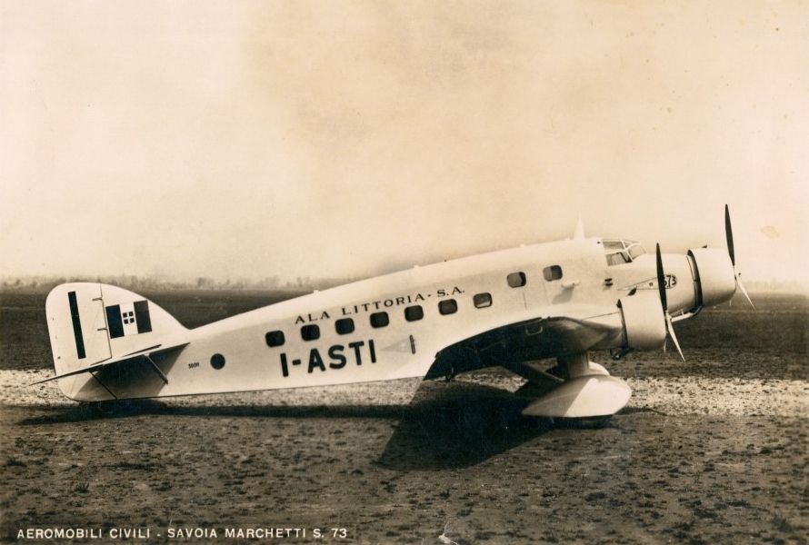 SavoiaMarchetti SM.73 reg. IASTI Aircraft of World War II
