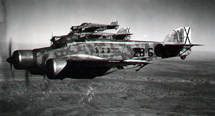 Savoia-Marchetti SM.79,  Spainish AF,  1937
