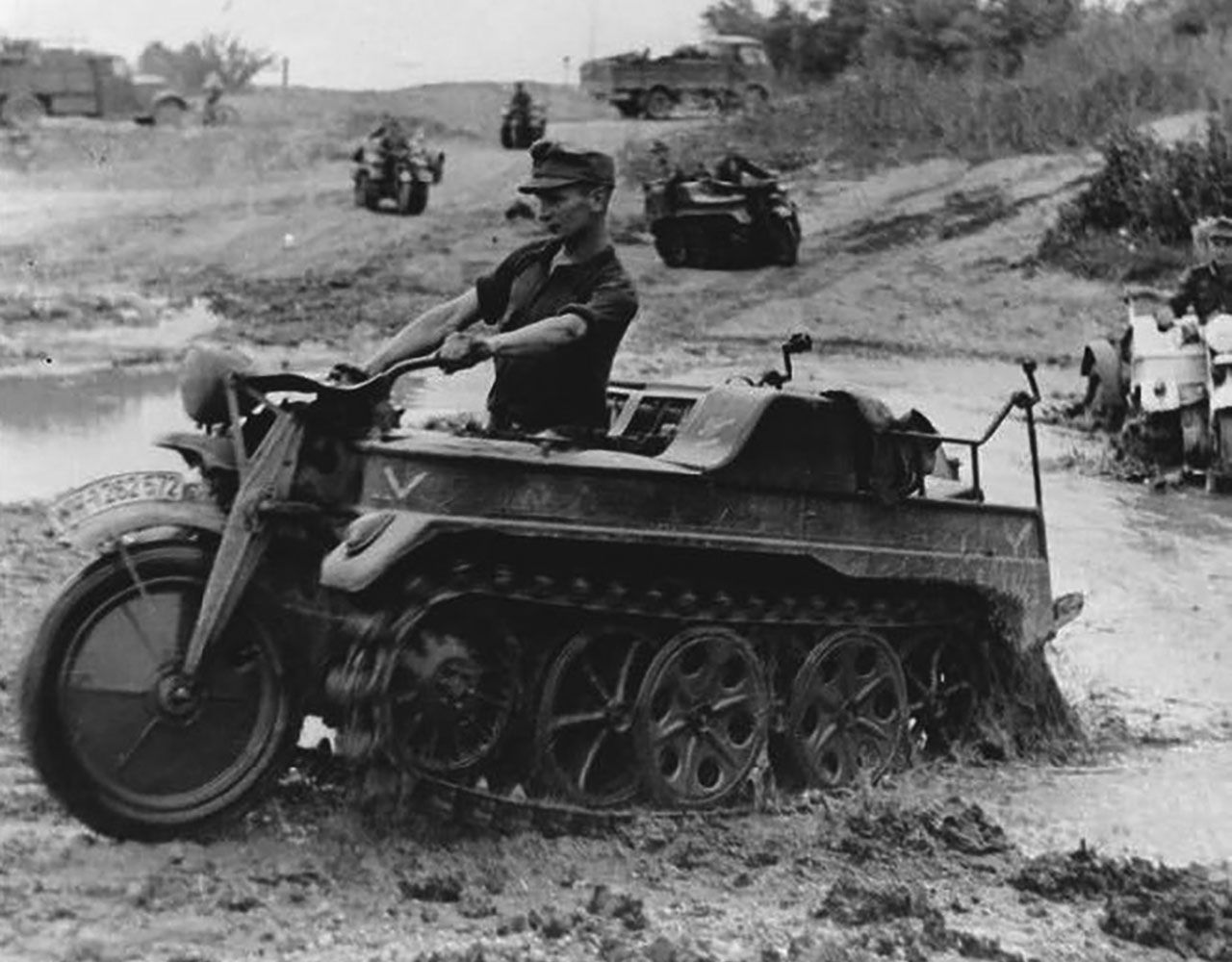 The Kettenkrad - NSU Sd. Kfz. 2 - Half Motorcycle, Half Tank, And