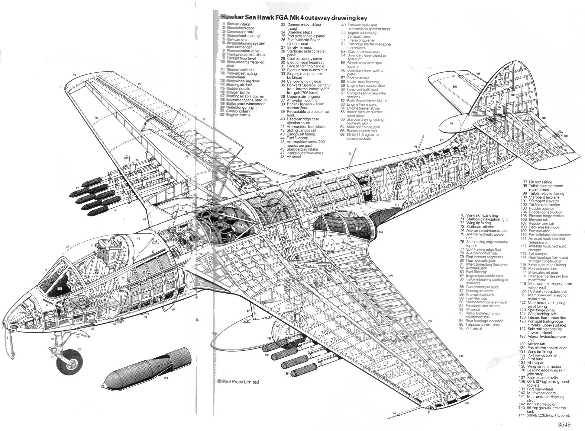 SeaHawk_cutaway | Aircraft of World War II - WW2Aircraft.net Forums