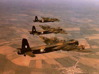 Short Stirling formation, from 7 Sqn, Oakington.