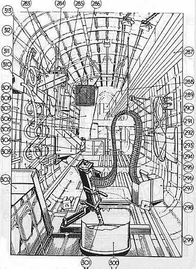 Short Stirling - View aft from under-gunner's position (MkIII only)