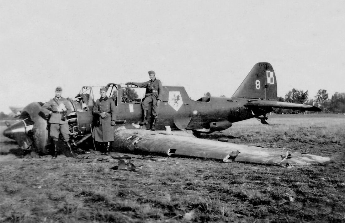 Shot down PZL 23 Karaś "White 8", 41 Squadron, 1939 (9)