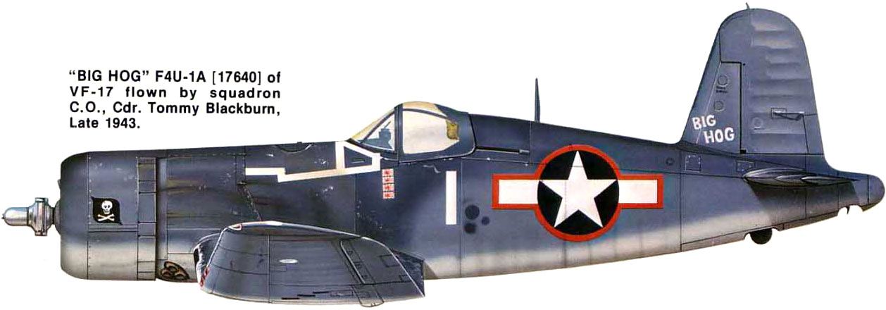 side F4U-1A Blackburn