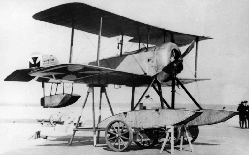 Sopwith Baby no. 8153 captured and used by Germans