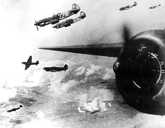 Soviet aircraft join a pitched ground battle
