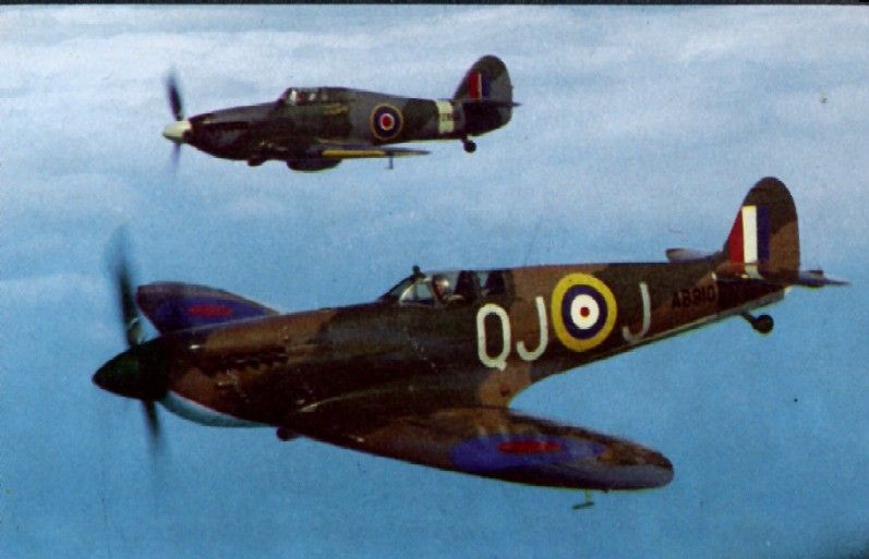 Spitfire and Hurricane