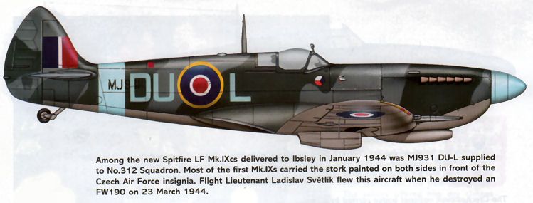 Spitfire LF MkIXc DU-L Mj931 312sdn