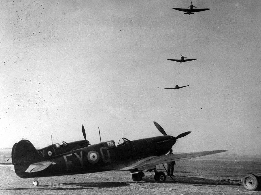 Spitfires of 611 Sqn