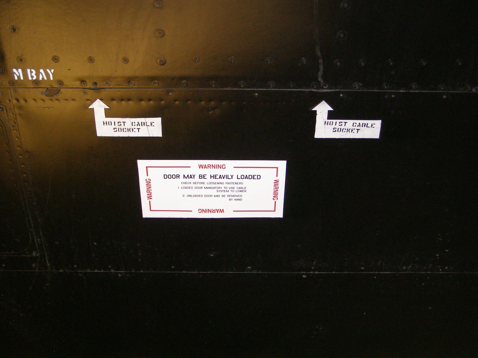 SR71 payload access door.