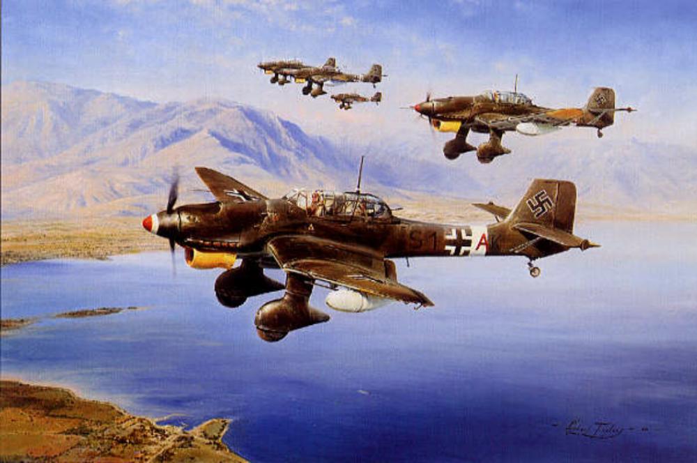 Stuka! by Robert Taylor, Large!!