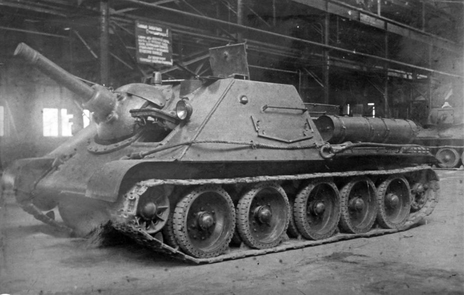 SU-122M, the general view, UZTM,  1943 (1)