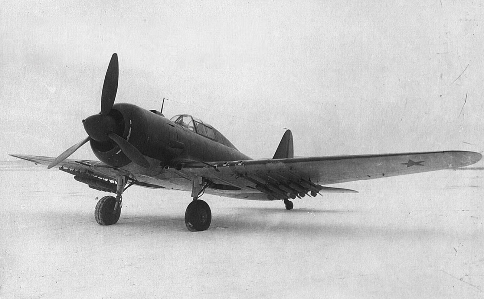 Sukhoi Su-6 powered by M-76 engine, trials 1942 (1)