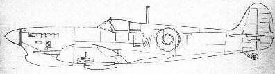 Supermarine Spitfire TP Mk.V Drawing