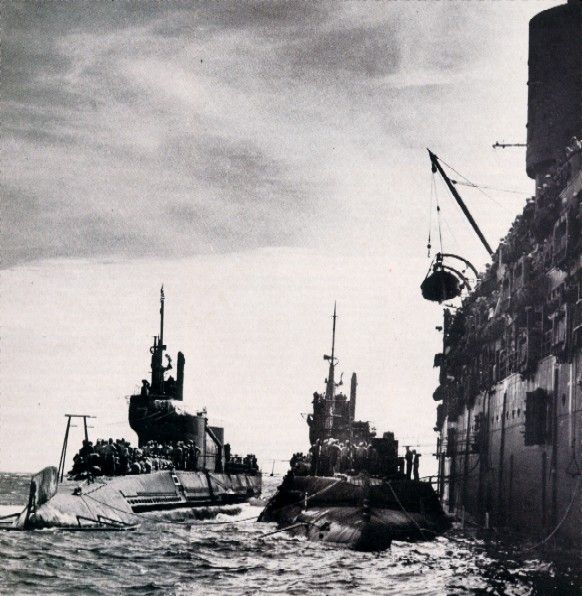 Surrendered Japanese submarines