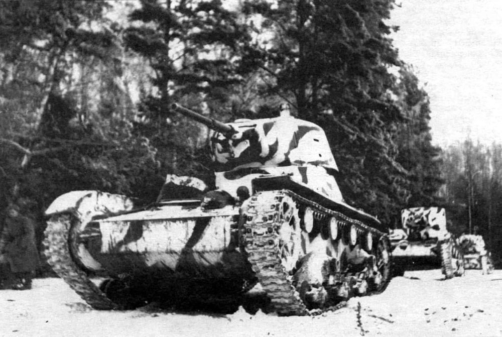 T-26 model 1938, 1939 and 1933, the Battle of Moscow,1941