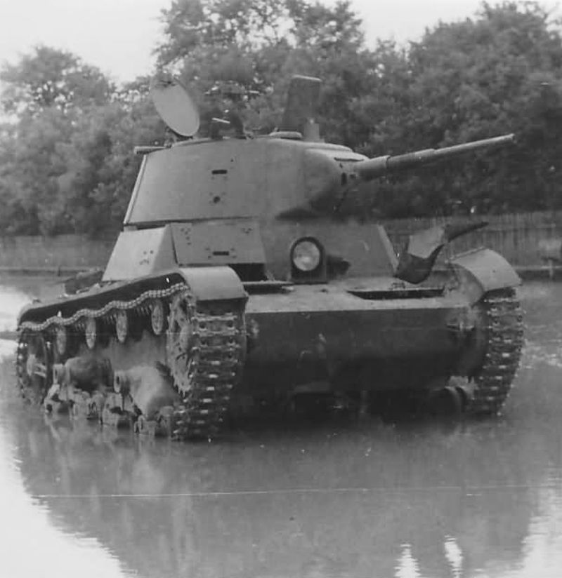 T-26 model 1939 abandoned in 1941
