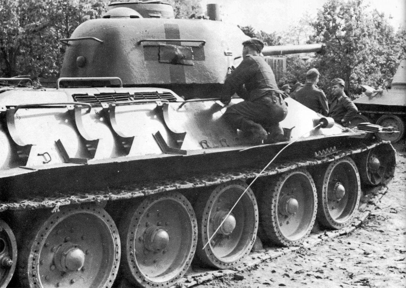 Т-34/76  captured by Germans