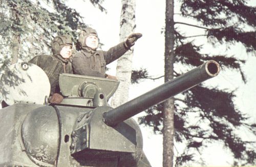 T-34-76 Turret, in close up.