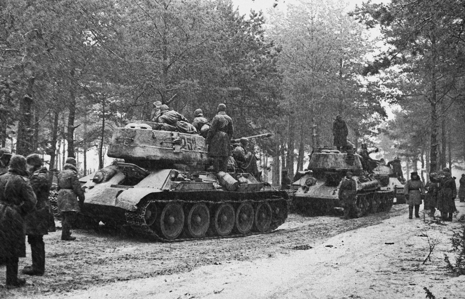 Т-34/85, the Winter 1945