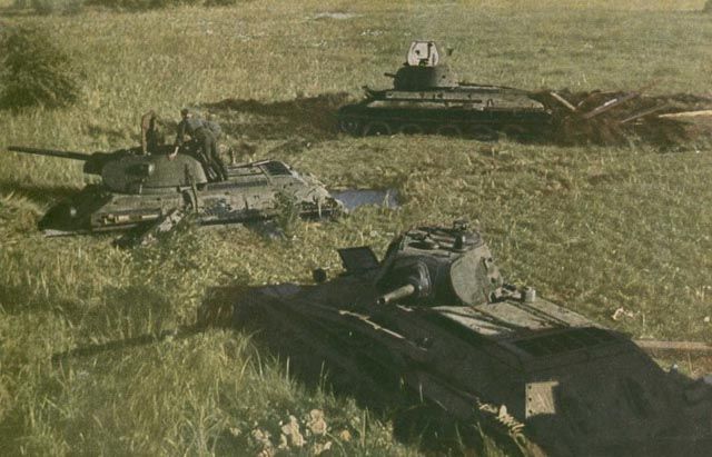 T-34s at Kursk, 1943