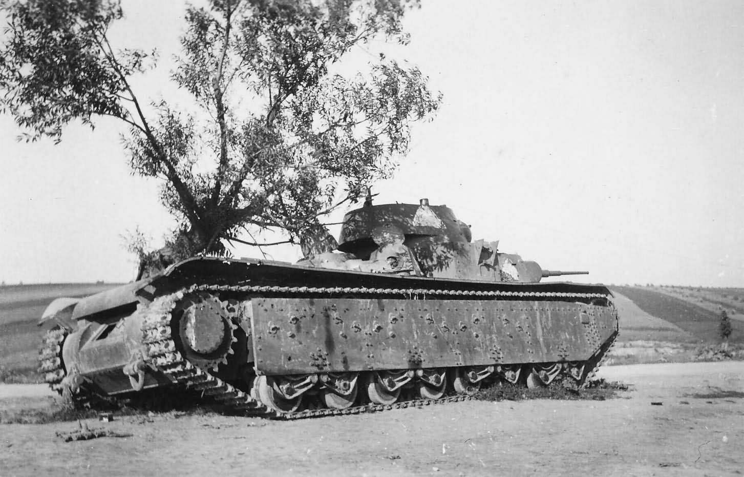 T-35 soviet heavy tank, 68 Tank Regiment, 34 Tank Division, 1941