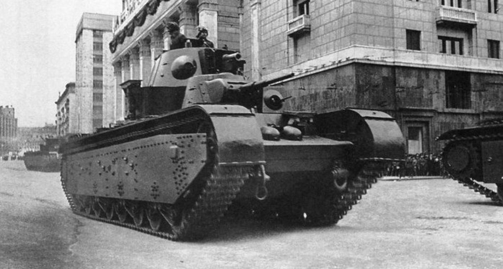 T-35 soviet heavy tank  model 1939 in Moscow 1940 (3)