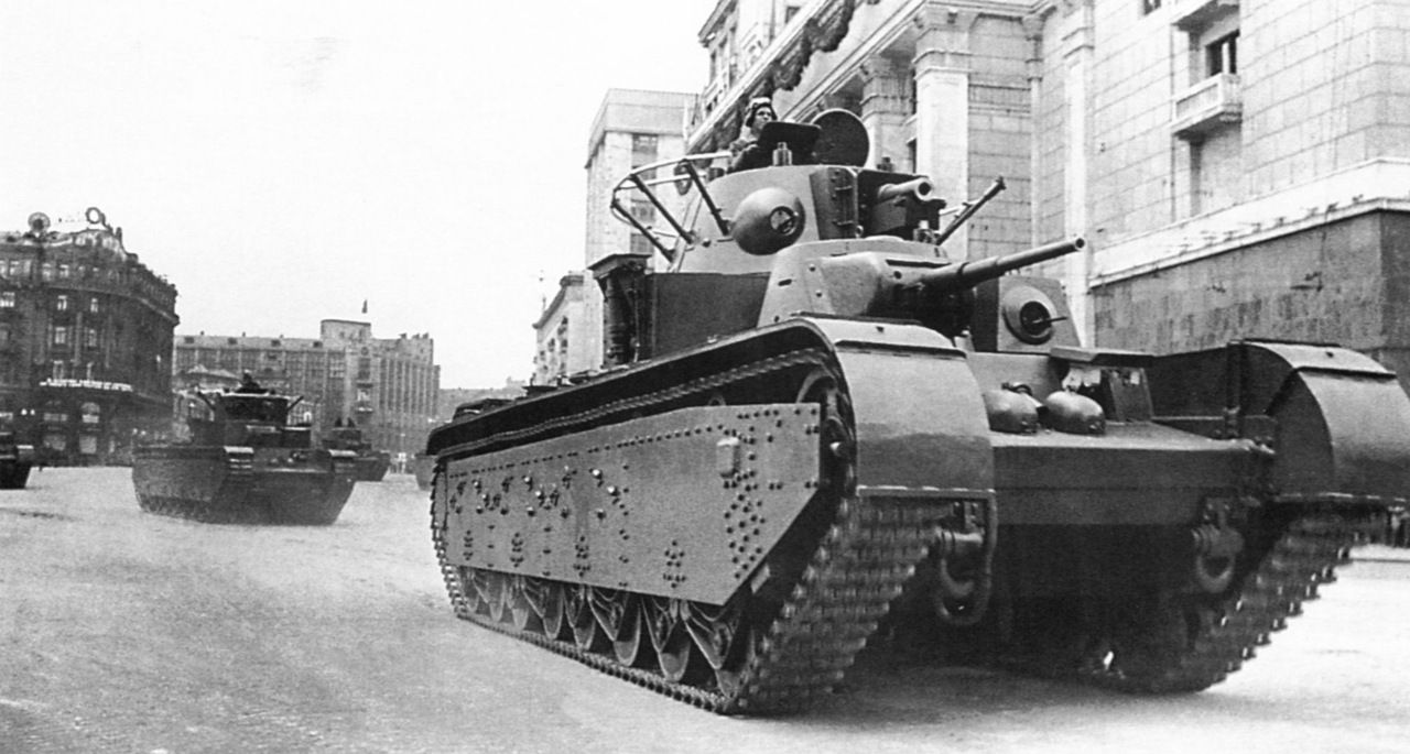 T-35 soviet heavy tank  model 1939 in Moscow 1940 (4)