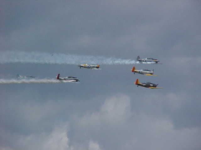 T-6 flyby