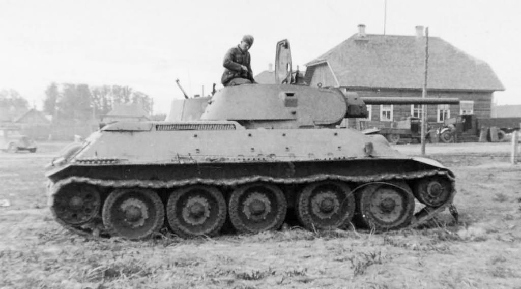 T34/76 captured by Germans, 1941