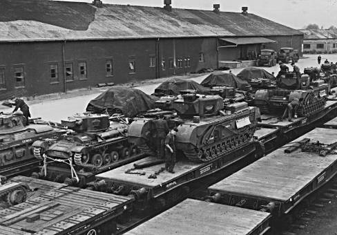 Tank shipment for Russia