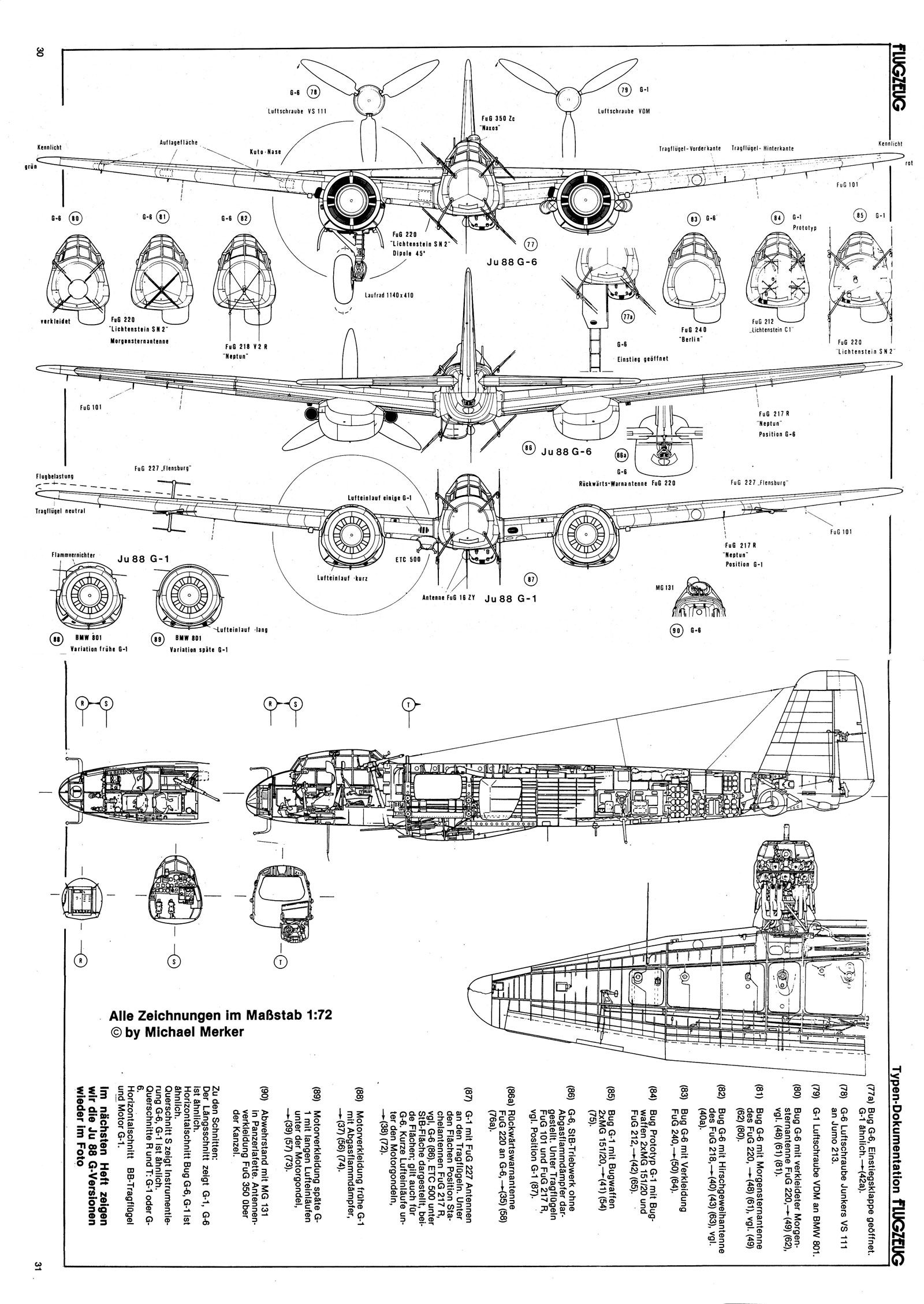 -technical-drawing-Junkers-Ju-88-cutaway-0C