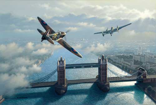The Battle of Britain by unknown artist