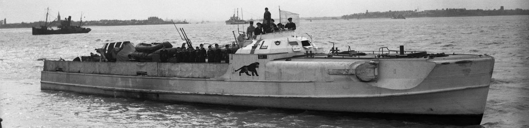 The German Schnellboote S-204 surrenders at Felixstowe, 13 May 1945 (2)
